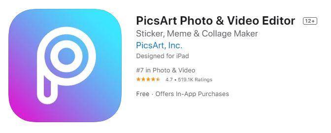 PicsArt | Aplikasi Edit Foto Terbaik iPhone