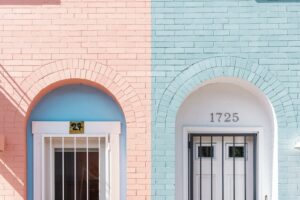 Home 49 Kombinasi 2 Warna Cat Kamar Tidur Biru dan Pink